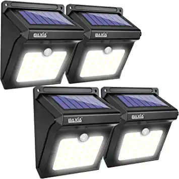 BAXIA TECHNOLOGY Outdoor Motion Sensor Solar Lights
