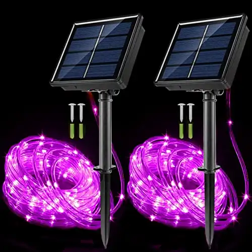 JosMega Solar String Rope Lights