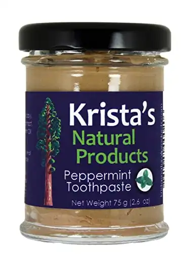 Kristas Natural Products Organic Peppermint Toothpaste