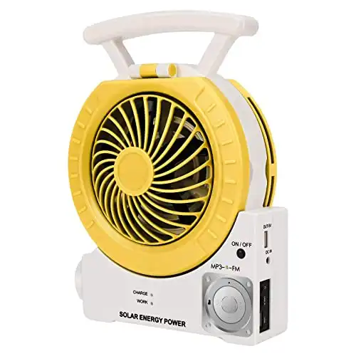 Hereta Multi-Function Solar Fan