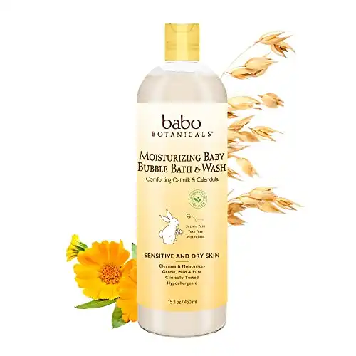Babo Botanicals Moisturizing Baby 2-in-1 Bubble Bath & Wash