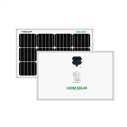 Loom Solar Panel 50 watt - 12 Volt Mono crystalline