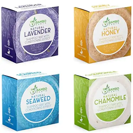 BAMBOEARTH Store Solid Shampoo Bar And Conditioner