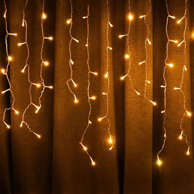 Jar-Owl LED Solar Icicle String Lights