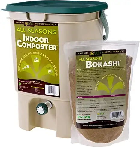 SCD Probiotics All Seasons Bokashi Indoor Countertop Composter