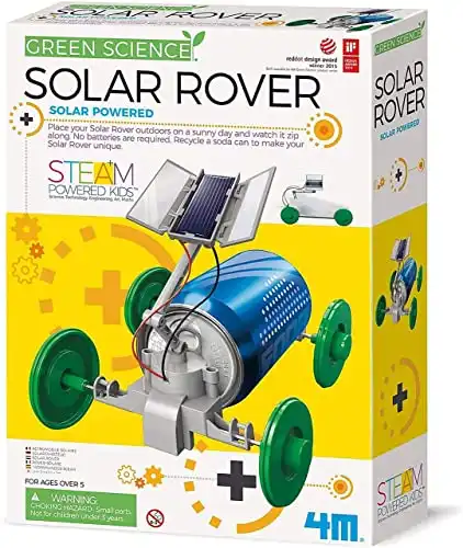 4M Green Science Solar Rover Kit for Kids