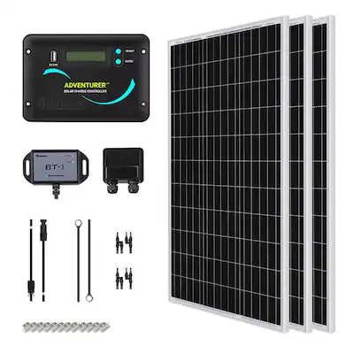 Renogy 300 Watt 12 Volt Monocrystalline Solar RV Kit